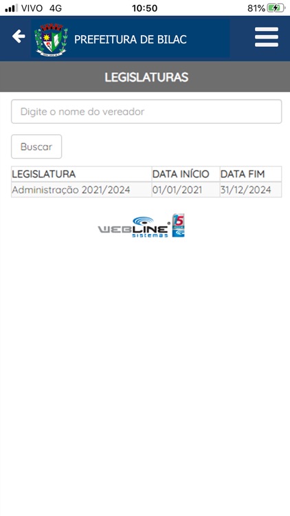 Prefeitura Municipal de Bilac screenshot-3