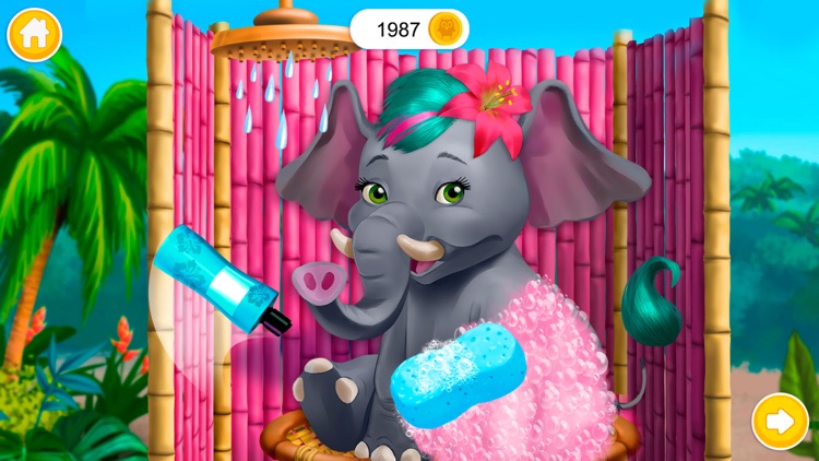 Jungle Animal Hair Salon!