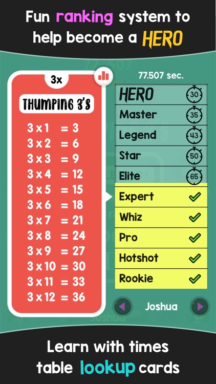 Times Tables Hero screenshot-3