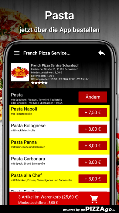 French Pizza Service Schwabach screenshot 5