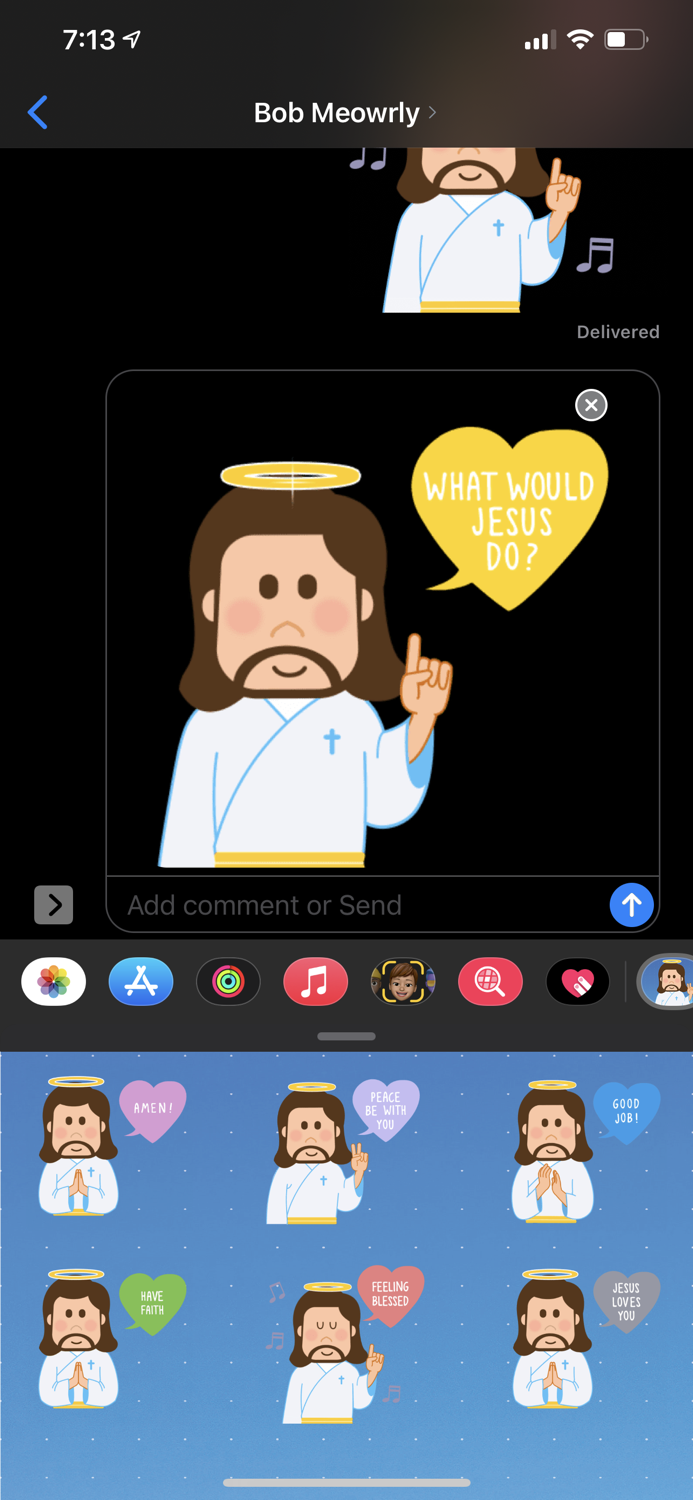 Jesus Stickers Animated