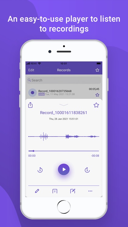 REKK - Voice Recorder screenshot-4