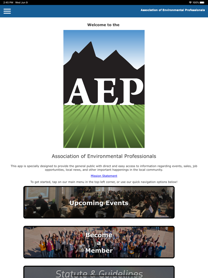 AEP Mobile App