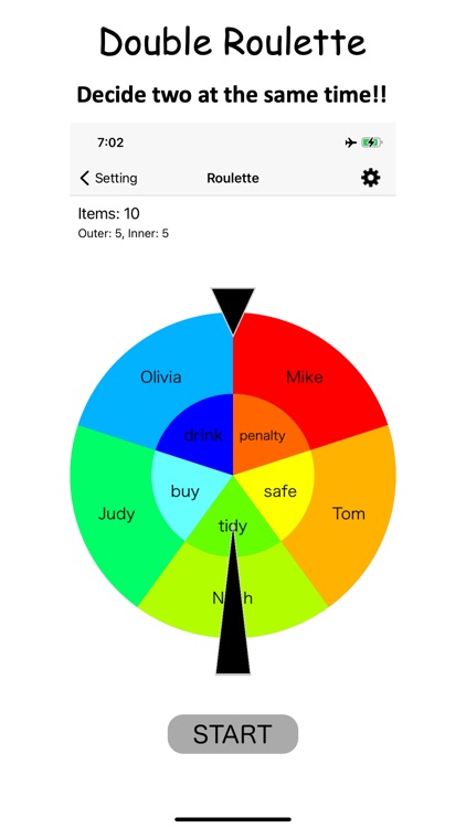 Double Roulette - decide two!! screenshot-0