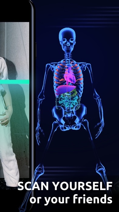 X-Ray Skeleton Scanner AR screenshot 2