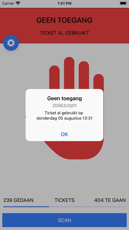 Ticketapply toegangsbeheer