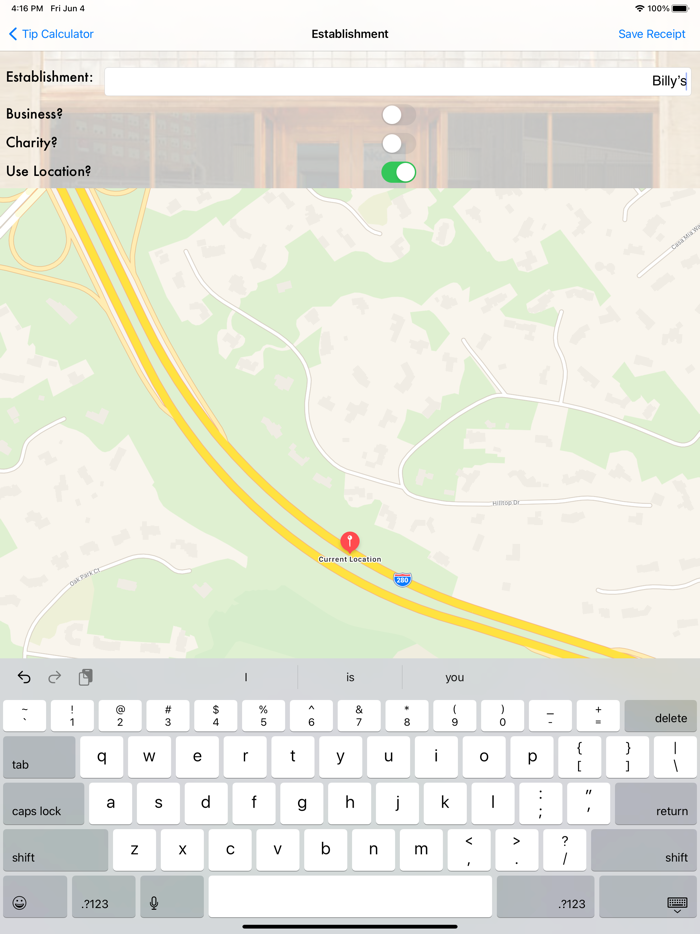 Tip Calculator plus History