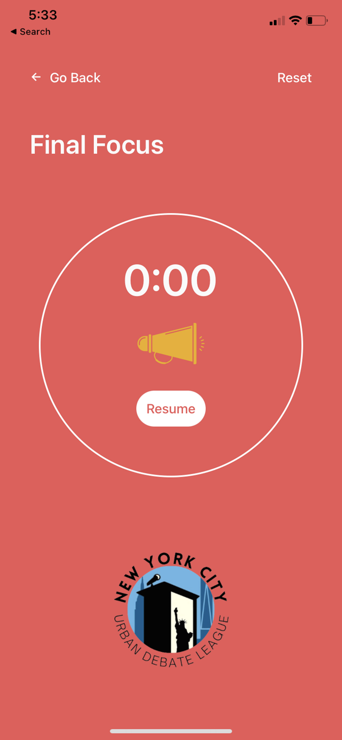 NYCUDL Debate Timer