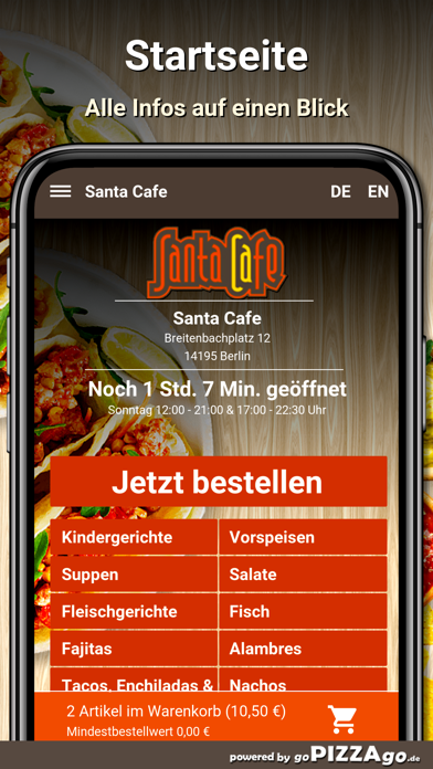 Santa Cafe Berlin screenshot 2