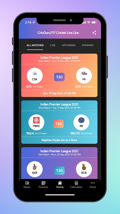 CricGuru777 Cricket Live Line screenshot-3