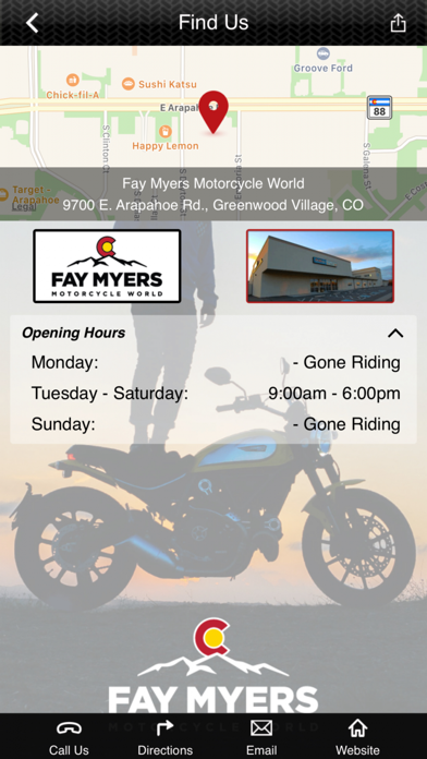 Fay Myers Motorcycle World. screenshot 4