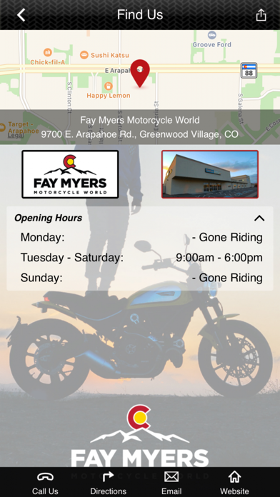 How to cancel & delete Fay Myers Motorcycle World. from iphone & ipad 4