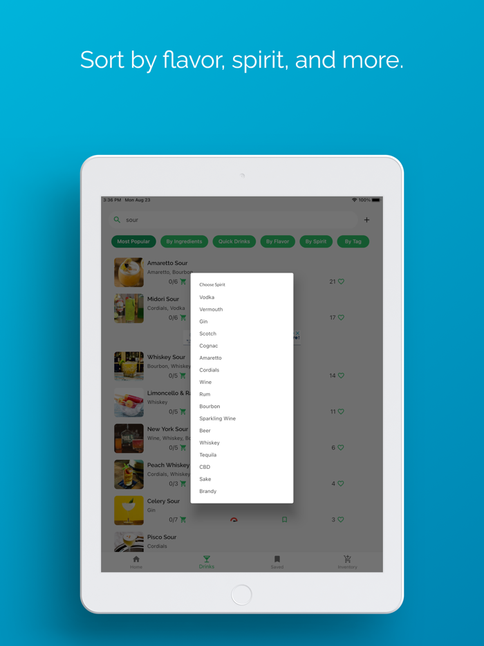 DIY Cocktail Bar - Recipes App