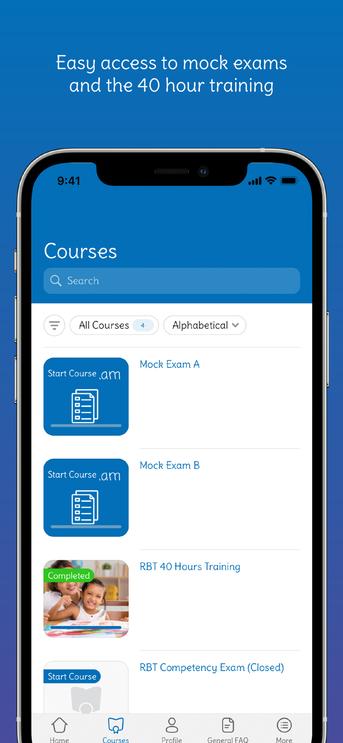 RBT training and study tools