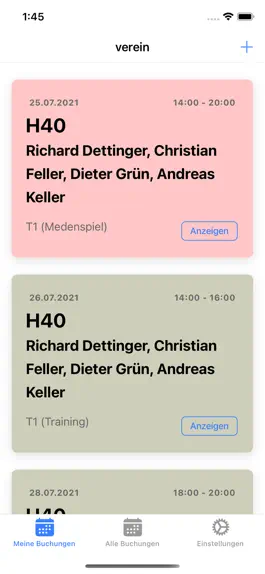 Game screenshot Vereinsbuchung.de scheduler mod apk