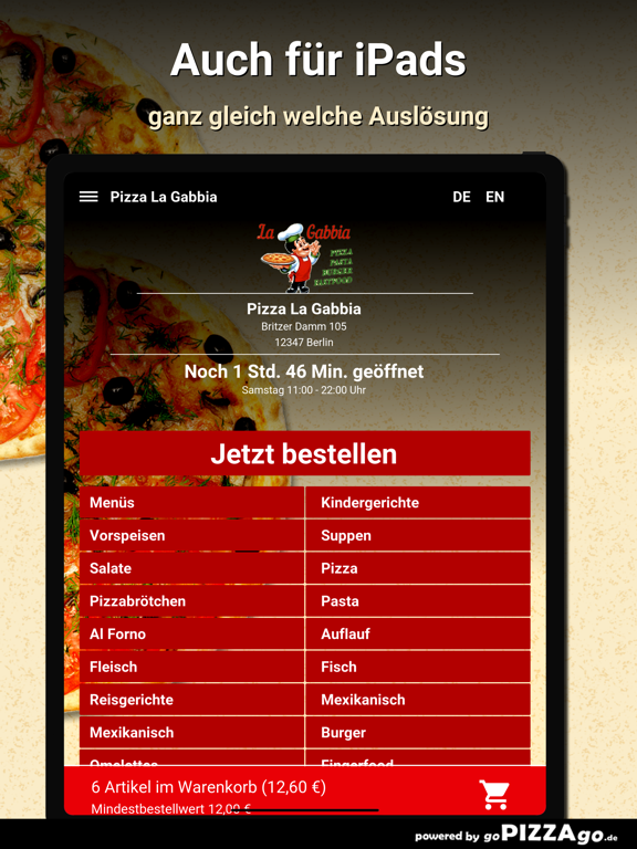 Pizza La Gabbia Berlin screenshot 7