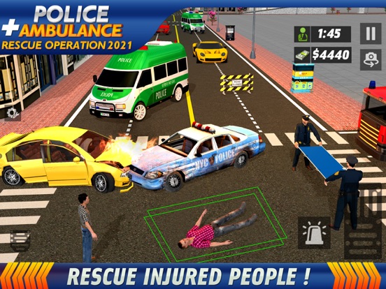 Police Ambulance Driving Games screenshot 3