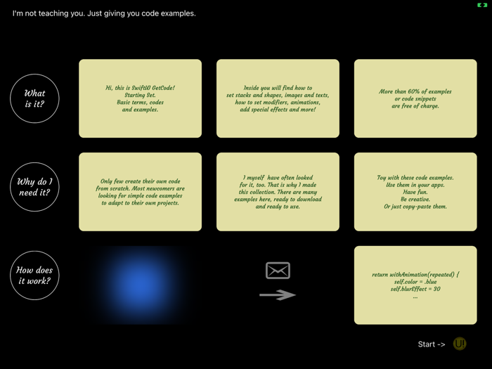 SwiftUI GetCode Starting Set.