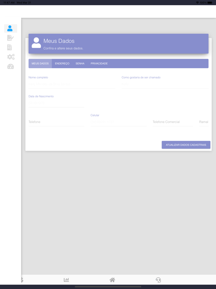 NET RP - Central do assinante