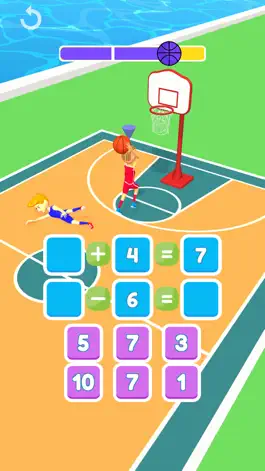 Game screenshot Math Dunk 3D apk