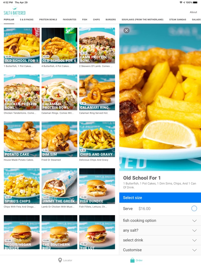 Salt Battered Fish Chips On The App Store