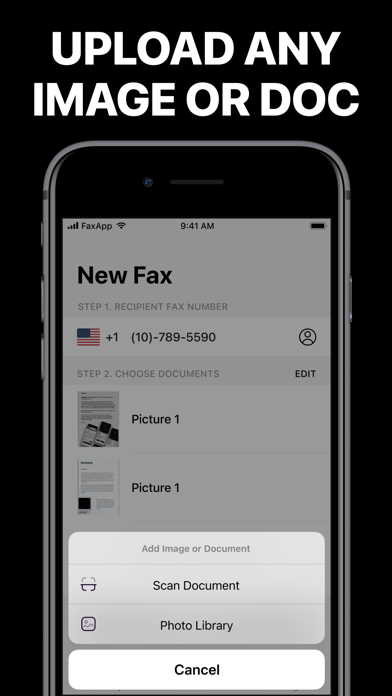 FaxMe: Fax from iPhone & iPad Screenshot