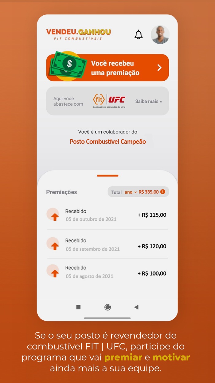 Vendeu, Ganhou - Fit