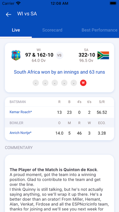 Cricboss : Live Cricket Score screenshot 2