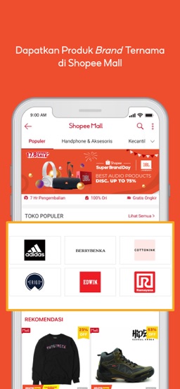 Shopee 17.8 Merdeka Sale app screenshot