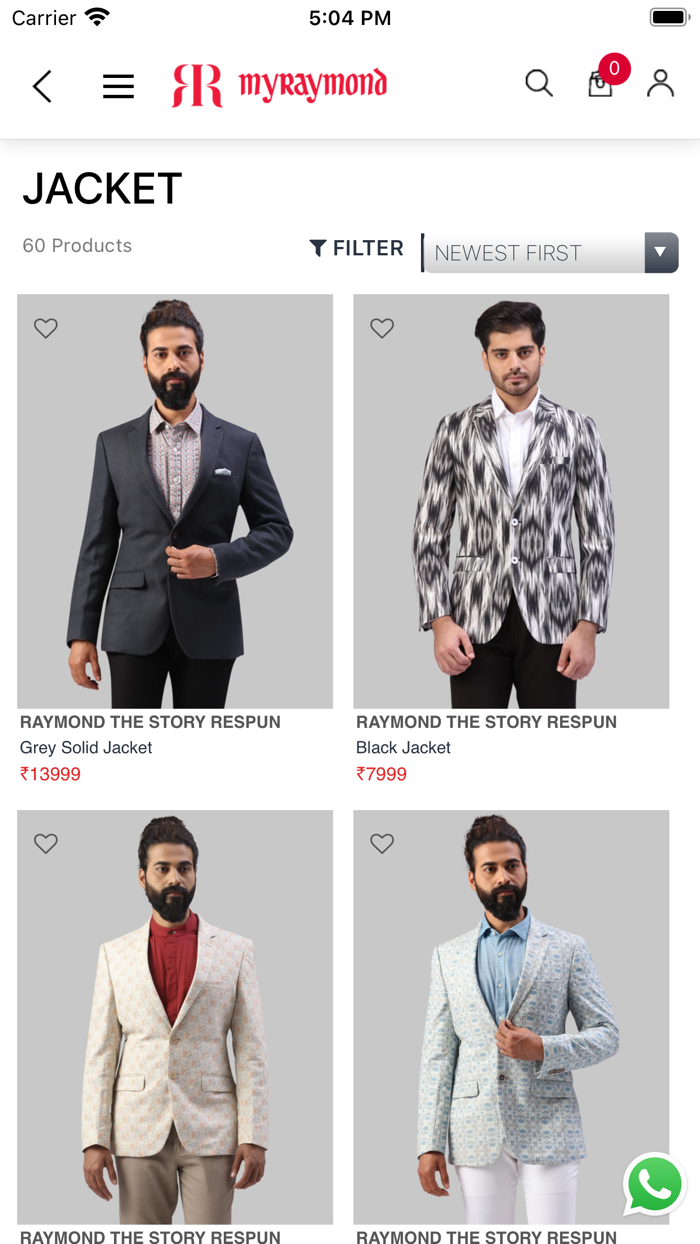 MyRaymond Online Shopping App