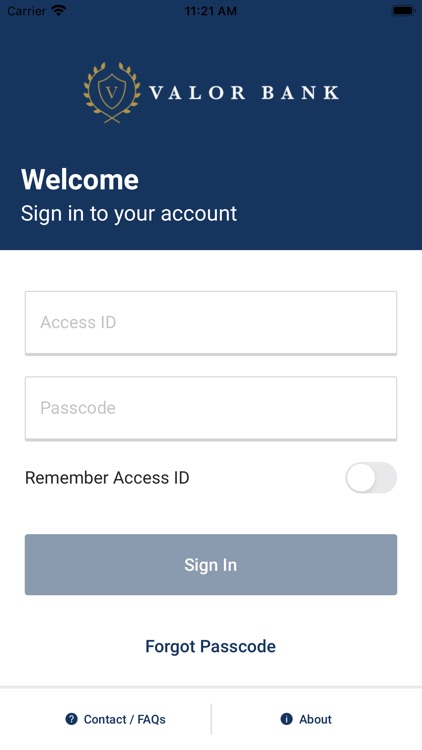 Valor Bank Mobile