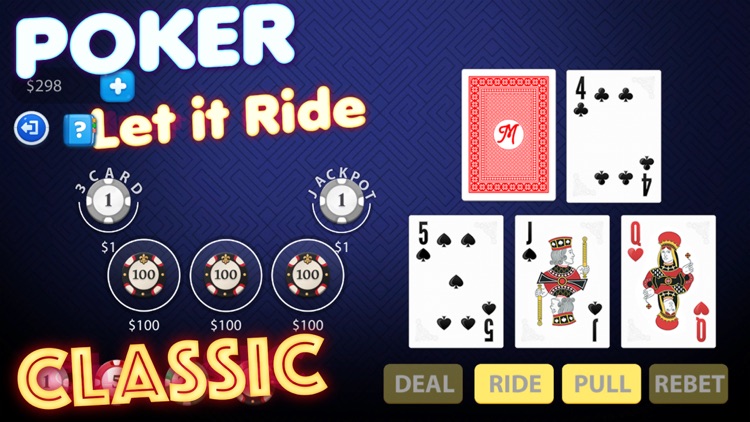 Let it Ride Poker Classic