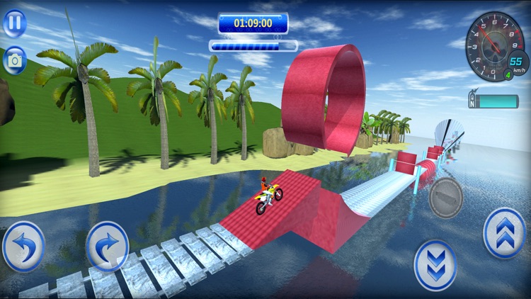 Wipeout Bike Stunts 3D