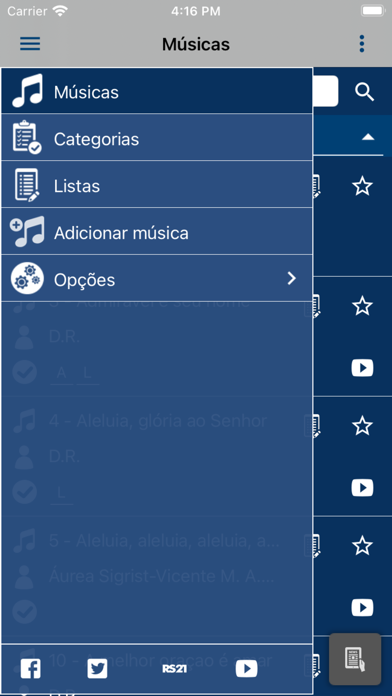 How to cancel & delete Louvemos o Senhor - Cifrado from iphone & ipad 4