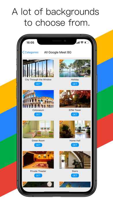 Backgrounds for Google Meet screenshot 2