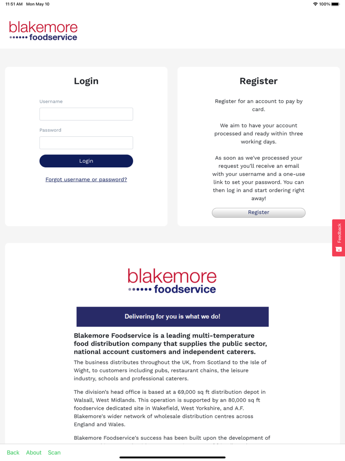 Blakemore Foodservice MyFS