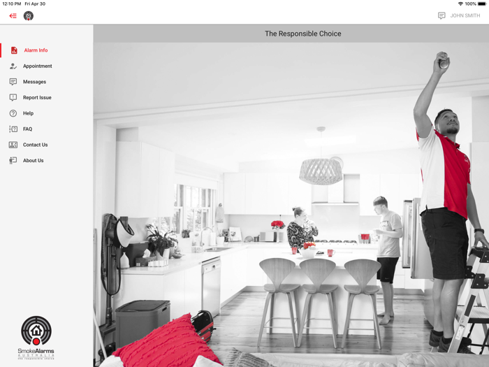 Smoke Alarms Tenant App AU