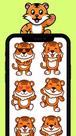Game screenshot Baby Tiger Stickers! mod apk