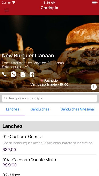 New Burguer Canaan