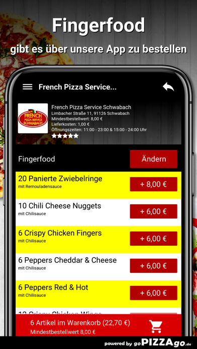 French Pizza Service Schwabach screenshot 6
