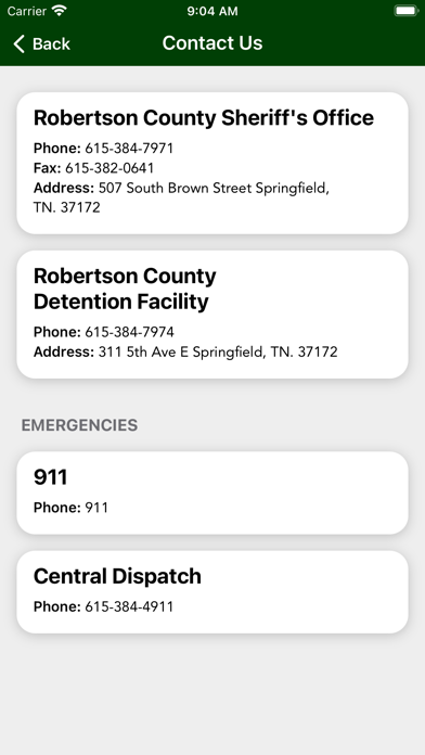 Robertson County Sheriff (TN) screenshot 3