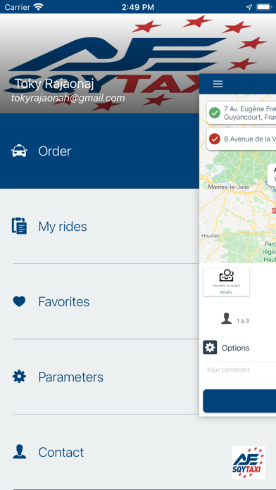Screenshot #1 pour Taxi SQY AE