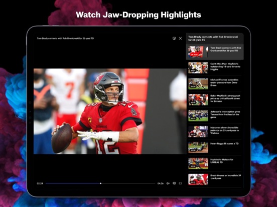 iPad Image of NFL