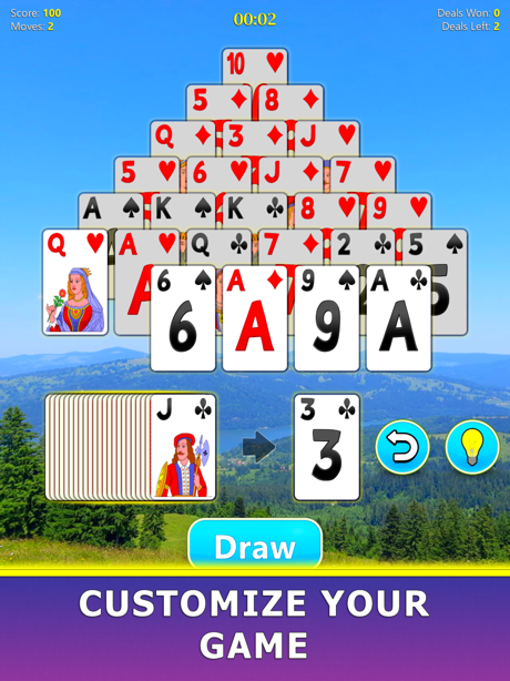 Hacks for Pyramid Solitaire Mobile