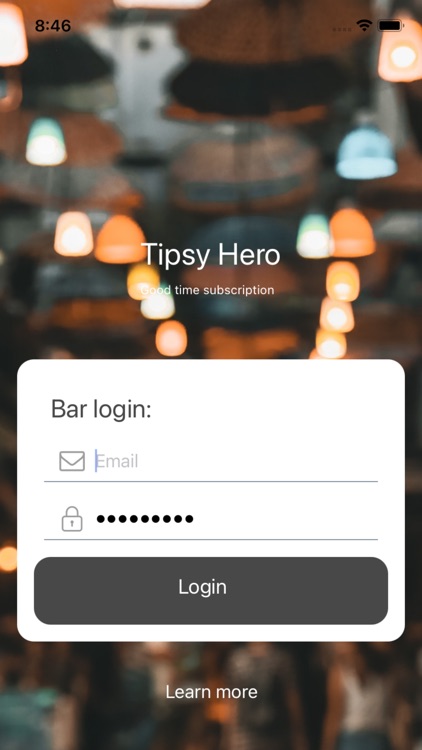 Bar Manager App - Tipsy hero