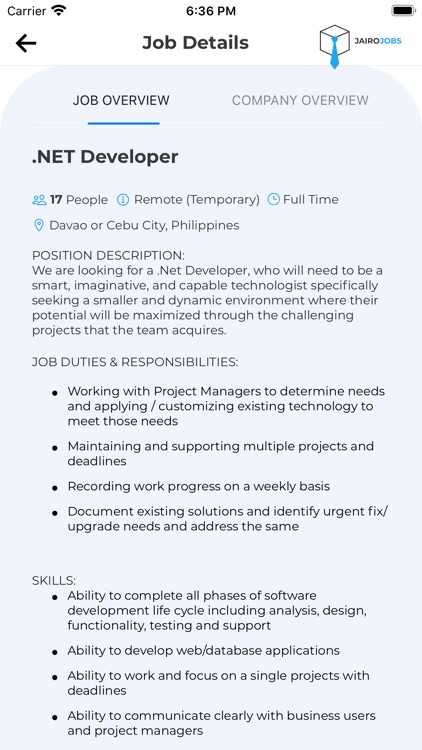 Jairo Jobs screenshot-3