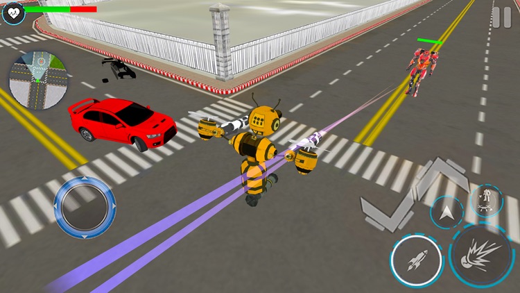 Bee Robot Car Transform Game