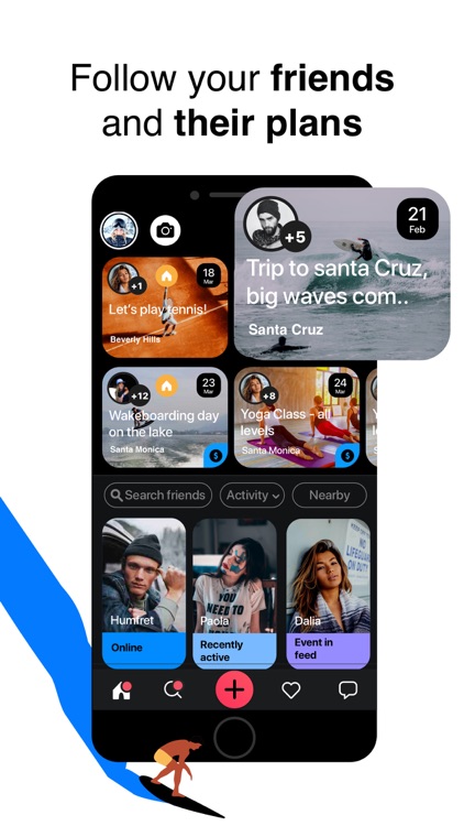 Axir: Plan and join activities