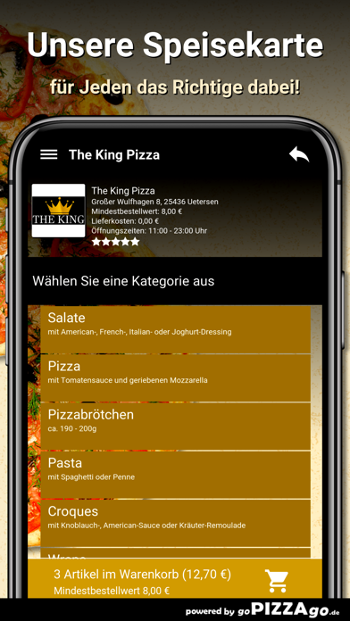 The King Pizza Uetersen screenshot 1