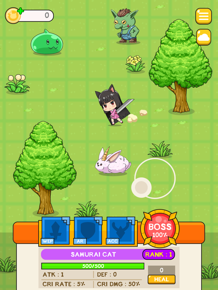 Isekai Samurai Cat Kawaii